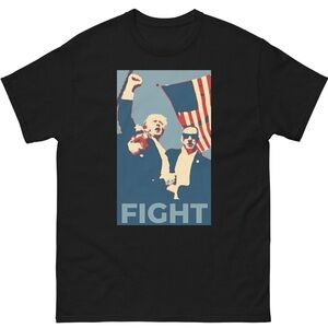 TRUMP FIGHT GRAPHIC T SHIRT